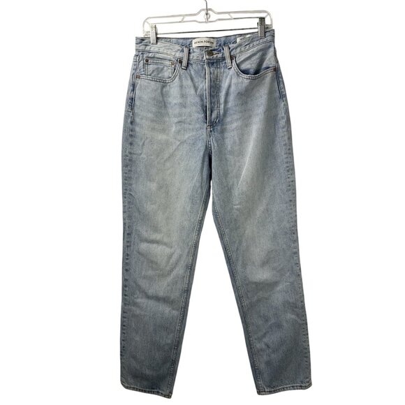 Aritzia DENIM FORUM Women’s Size 28L The BF High Rise Loose Jeans Slim Leg - Picture 14 of 16